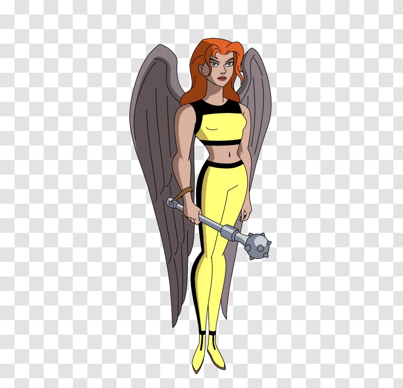 Hawkgirl Justice League Unlimited Wonder Woman DC Animated Universe - Heart Transparent PNG