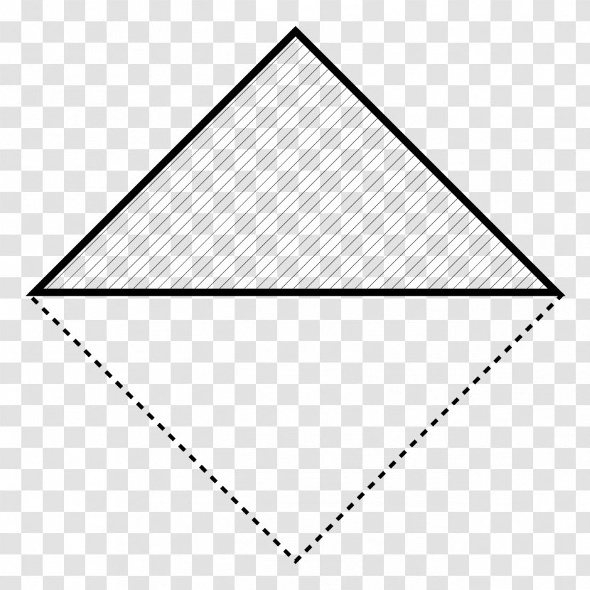 Triangle Area Rectangle Point - The Trend Of Folding Transparent PNG