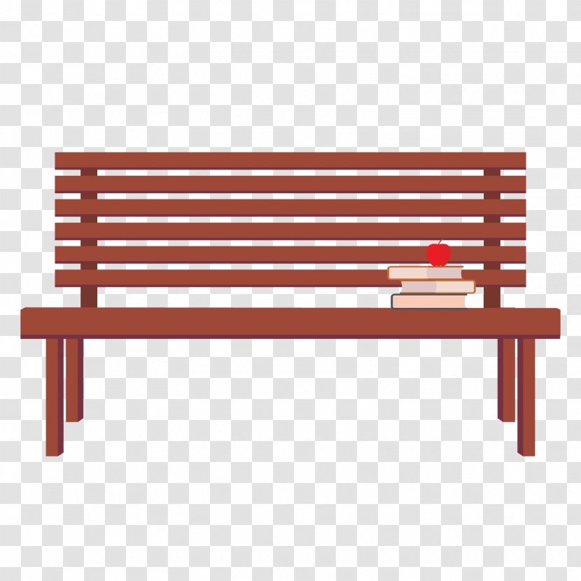 Bench Computer File - Wood - Vector Park Chair Transparent PNG