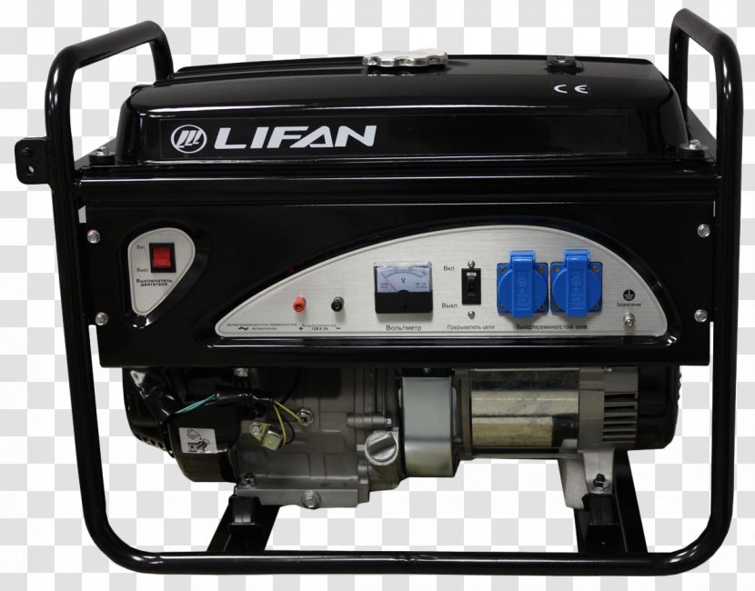 Electric Generator Lifan Group Car Gasoline Engine-generator - Genergyru Transparent PNG