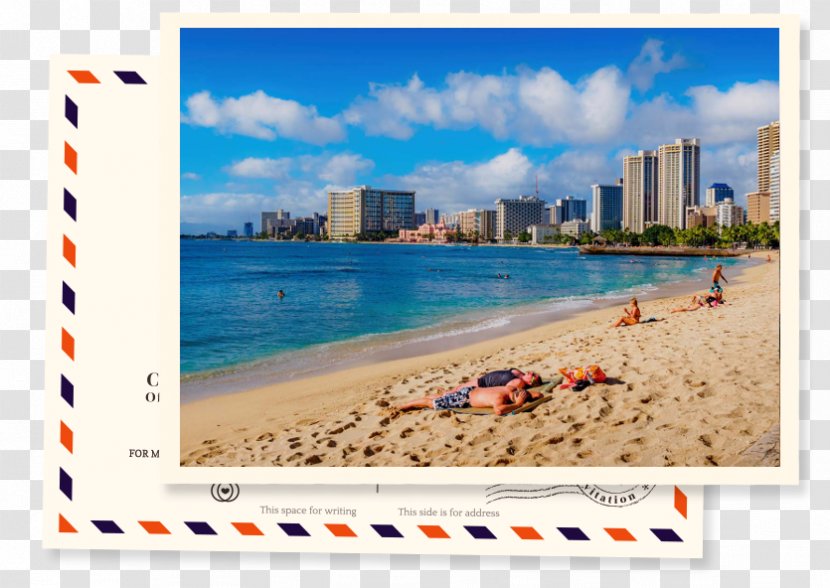 Waikiki Beach Big White Stock Photography - Coastal And Oceanic Landforms Transparent PNG