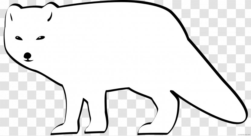 Arctic Fox Polar Bear Clip Art - Carnivoran Transparent PNG