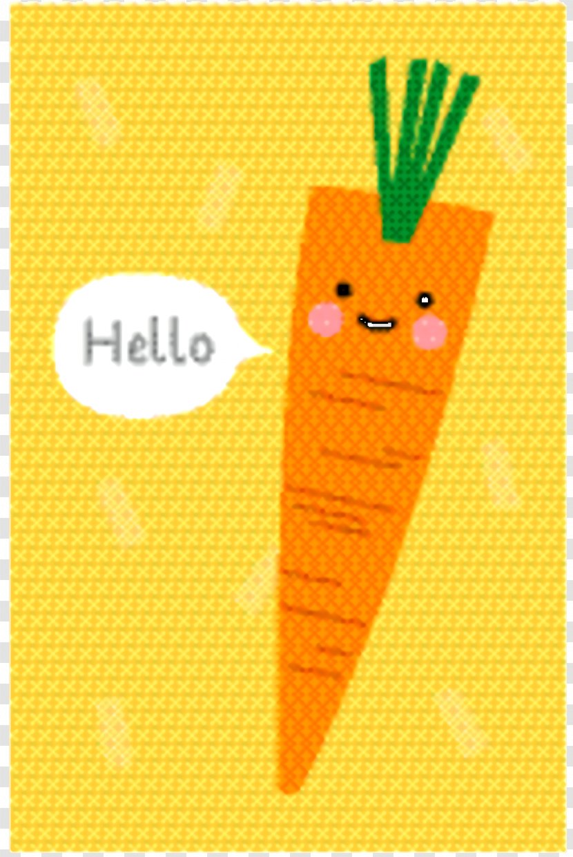 Carrot Cartoon - Side Dish Vegetable Transparent PNG