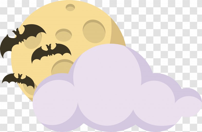 Clip Art - Nose - Halloween Night Bat Transparent PNG