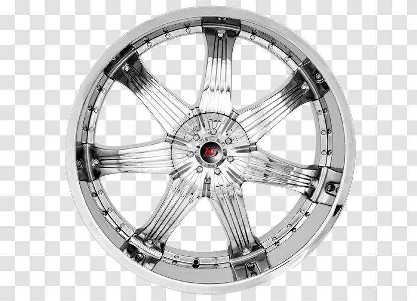Alloy Wheel Car King & Tire Rim Spoke - Automotive Transparent PNG
