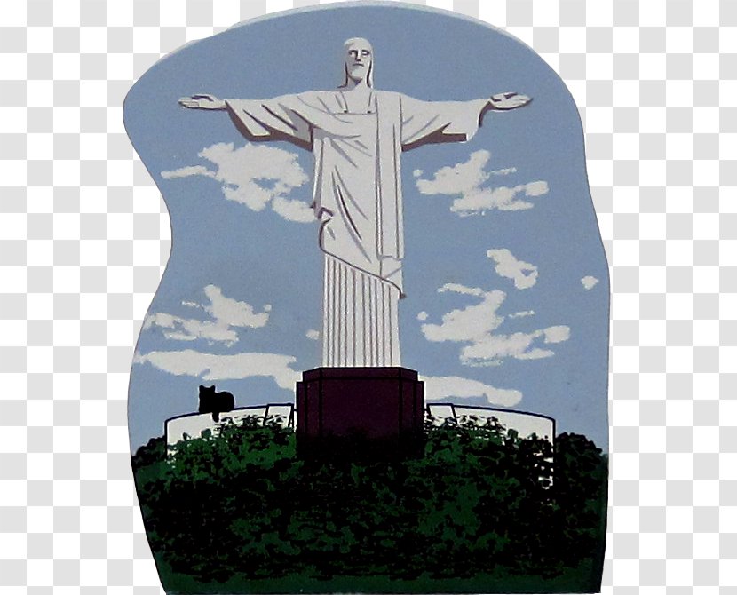 Christ The Redeemer Corcovado Statue Painting Monument - Landmark - Rio Janeiro Transparent PNG