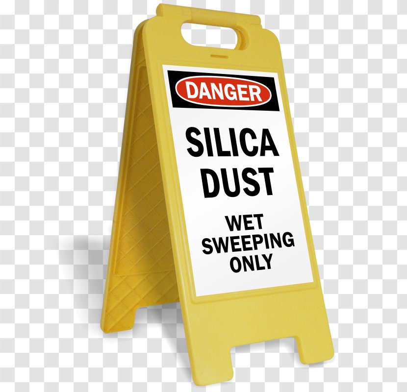 Hazard Silicon Dioxide Occupational Safety And Health Administration Sign - Wet-floor Transparent PNG