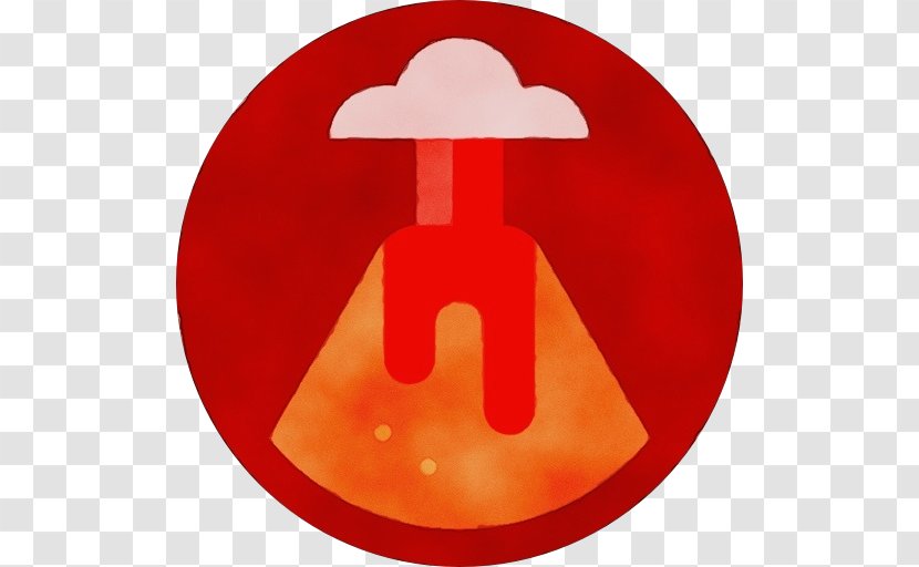 Red Plate Sign Symbol Circle - Logo - Tableware Transparent PNG