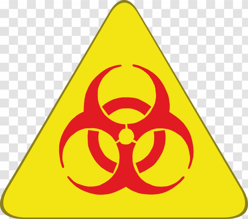 Biological Hazard Symbol Clip Art - Hazmat Class 6 Toxic And Infectious Substances Transparent PNG