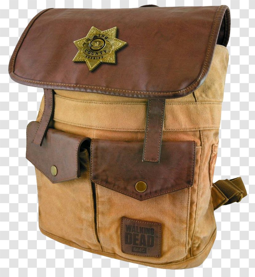Rick Grimes Bag Backpack Sheriff Daryl Dixon Transparent PNG