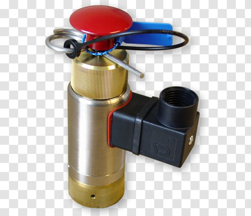 Solenoid Valve Fire Suppression System Actuator Air-operated - Craft Magnets - Gas Canister Transparent PNG
