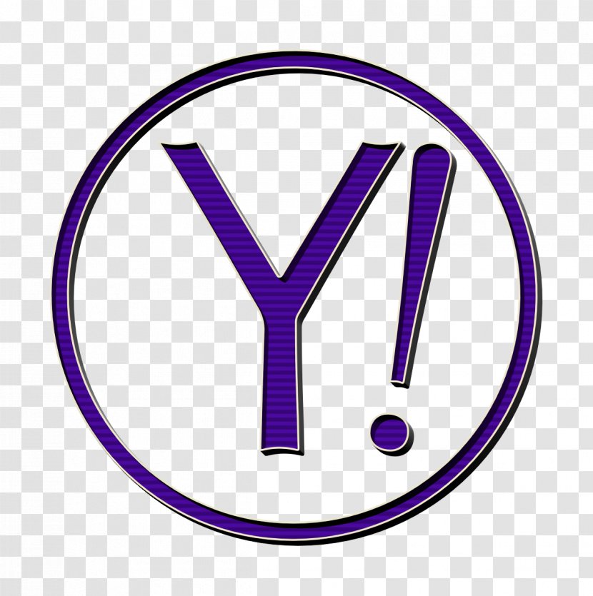 Yahoo Icon - Logo - Electric Blue Symbol Transparent PNG
