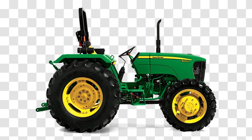 John Deere Tractor Agriculture Heavy Machinery - Wheel Transparent PNG
