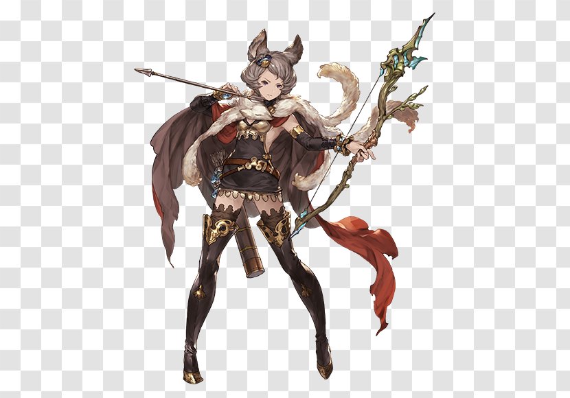 Granblue Fantasy Character Concept Art Model Sheet - Frame - Female Characters Transparent PNG