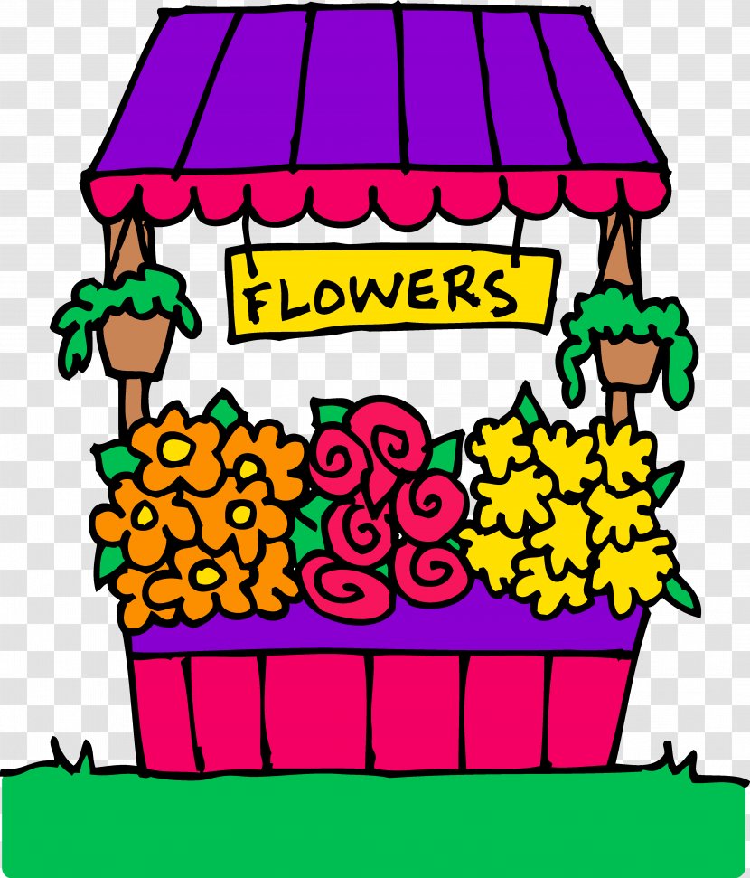 Floristry Flower Delivery Clip Art - Recreation - Shop Cliparts Transparent PNG