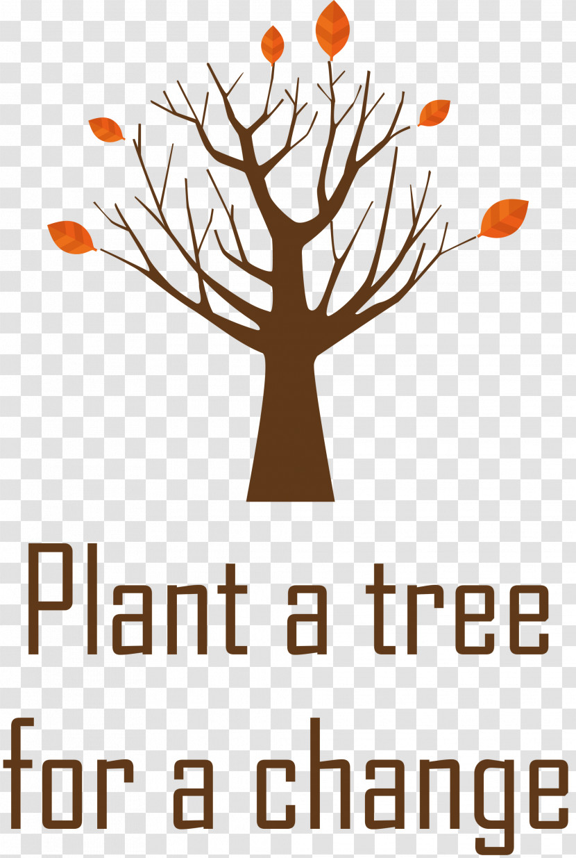 Plant A Tree For A Change Arbor Day Transparent PNG