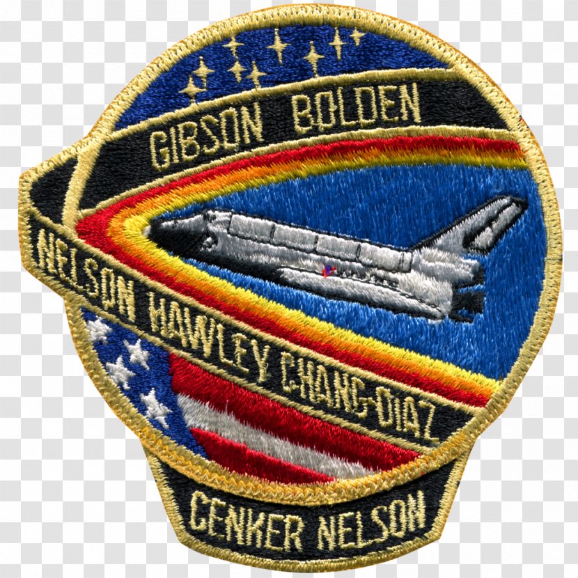 International Space Station Expedition 46 Shuttle Embroidered Patch Kennedy Center - Ab Emblem - Spacecraft Transparent PNG