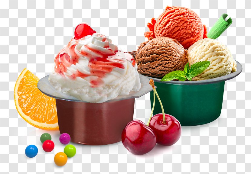 Gelato Sundae Ice Cream Cake Frozen Yogurt - Italian Cuisine Transparent PNG