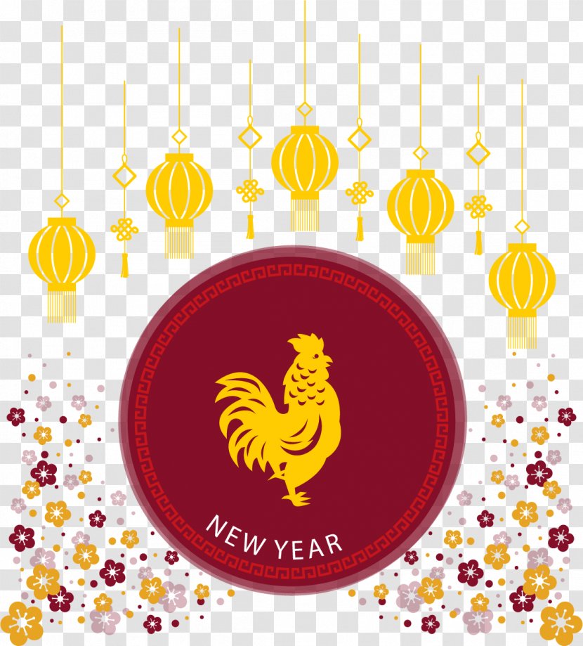 Chinese New Year Years Eve - Red Year's Poster Transparent PNG