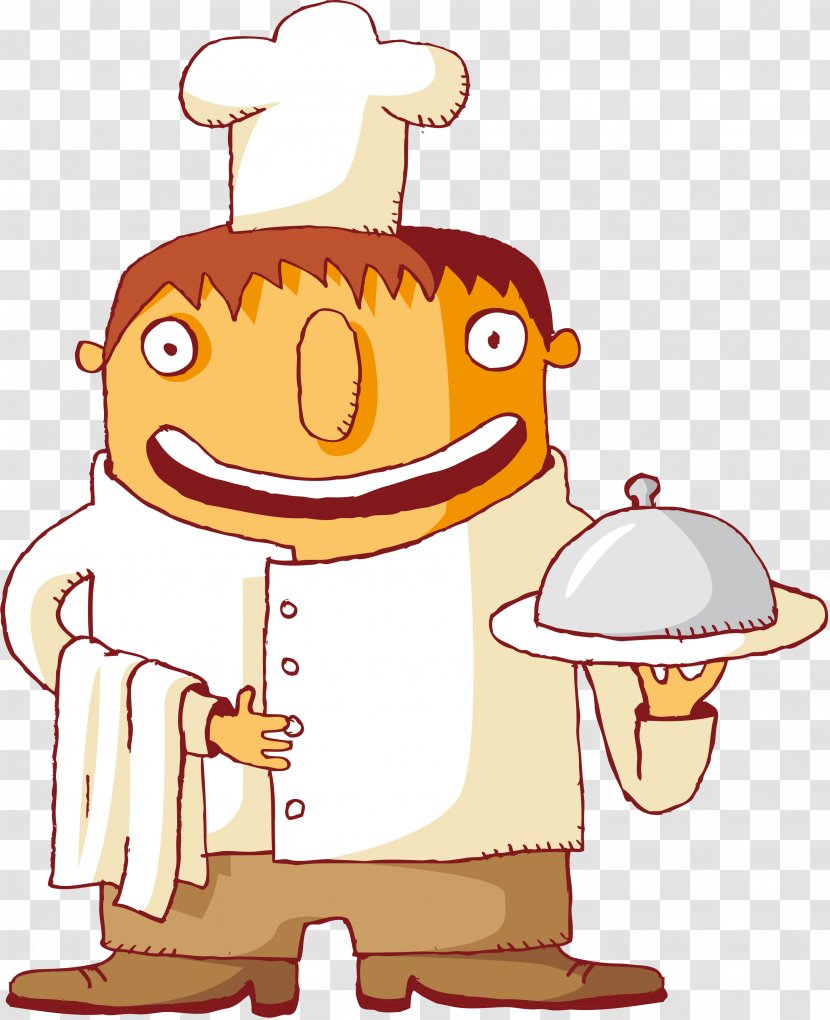 Restaurant Clip Art - Yellow - Chef Cooking Transparent PNG