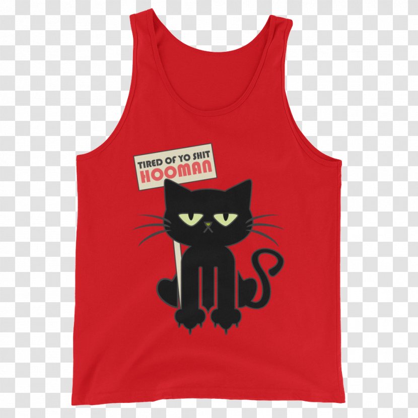 Hoodie Top Sleeveless Shirt Clothing Dress - Red Cat Transparent PNG