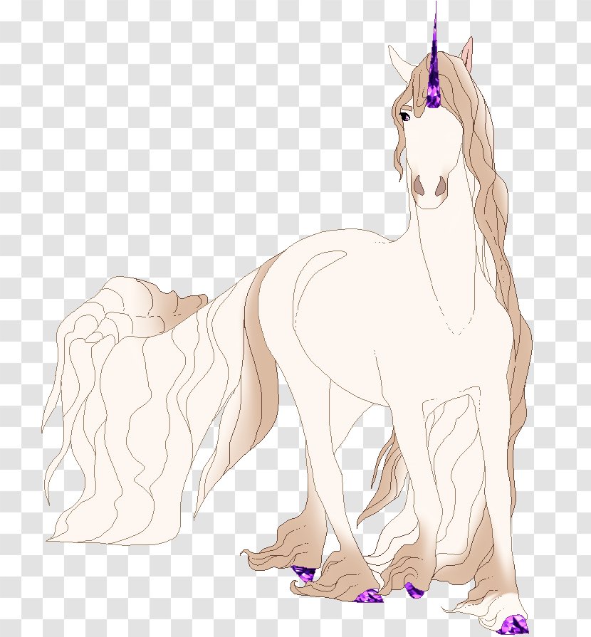 Mustang Pony Unicorn Illustration Halter - Watercolor Transparent PNG