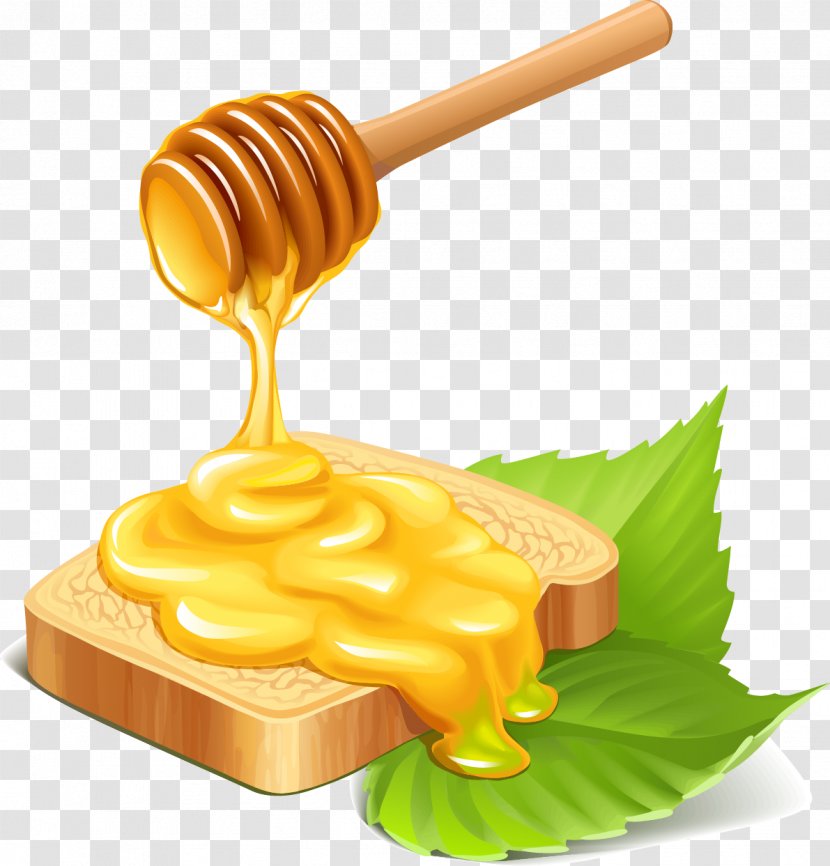 Honey Bee Breakfast - Beehive - Bread And Butter Transparent PNG