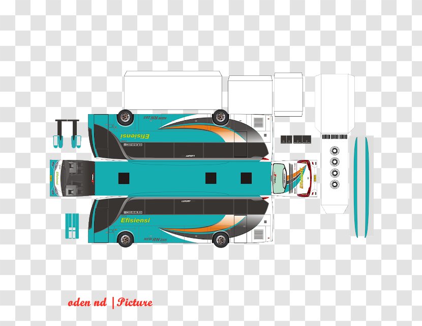Bus Lane Paper Setra Double-decker - Automotive Design Transparent PNG