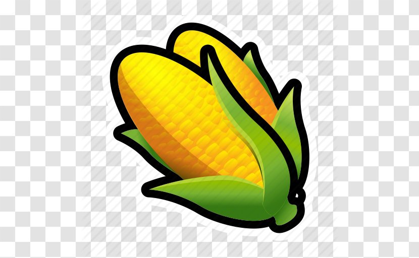Corn On The Cob Maize Food Icon Transparent PNG