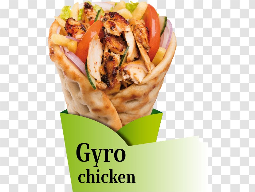Gyro Fast Food Shawarma Foodio Restaurant - Appetizer - Chicken Transparent PNG