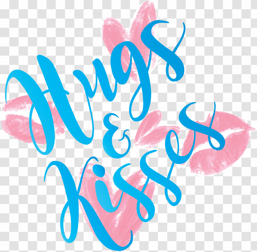 Valentines Day Hugs And Kisses Transparent PNG