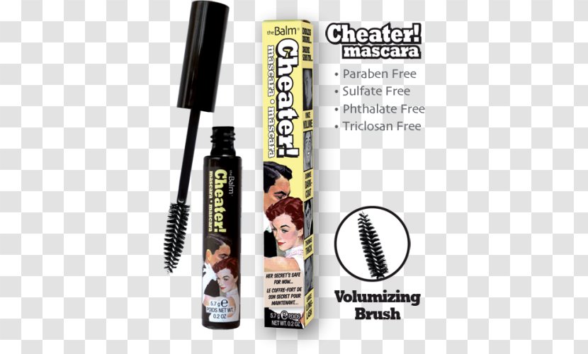 Mascara TheBalm Cheater! Cosmetics Mad Lash Eyelash - Maybelline - Maskara Transparent PNG
