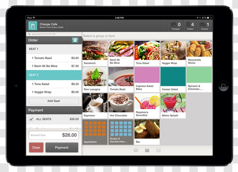 Computer Software Point Of Sale Retail Design - Mobirise - Ipad Transparent PNG