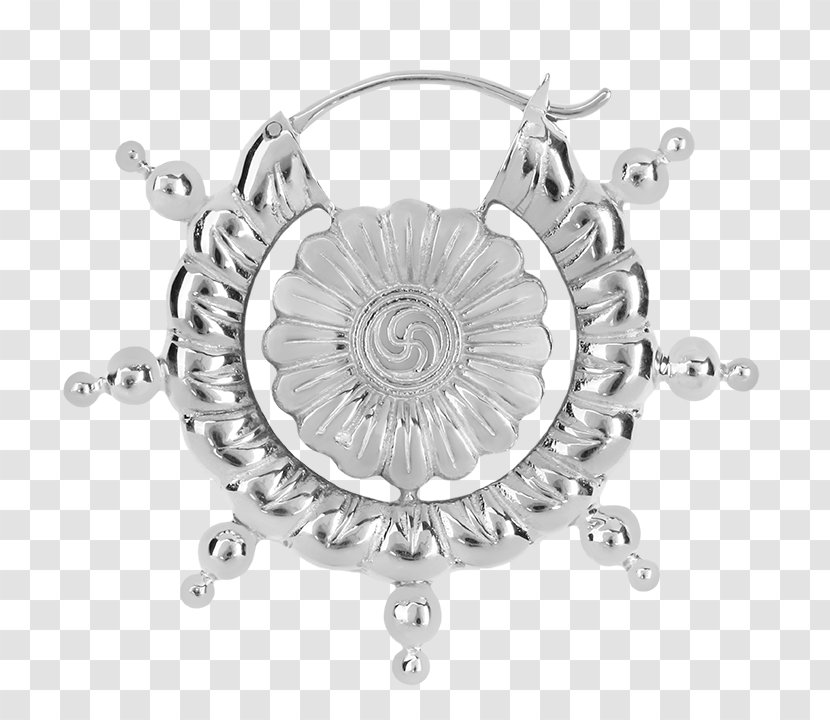 Earring Body Jewellery Silver Charms & Pendants - Plug Transparent PNG