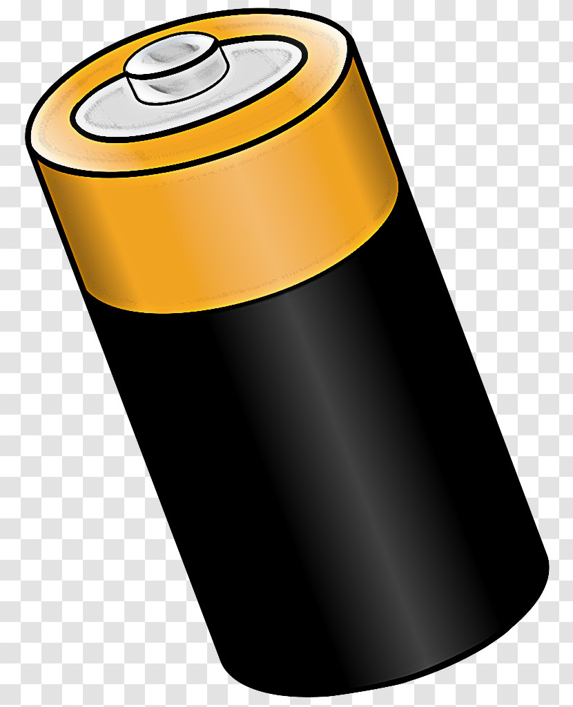 Beverage Can Yellow Line Material Property Cylinder Transparent PNG