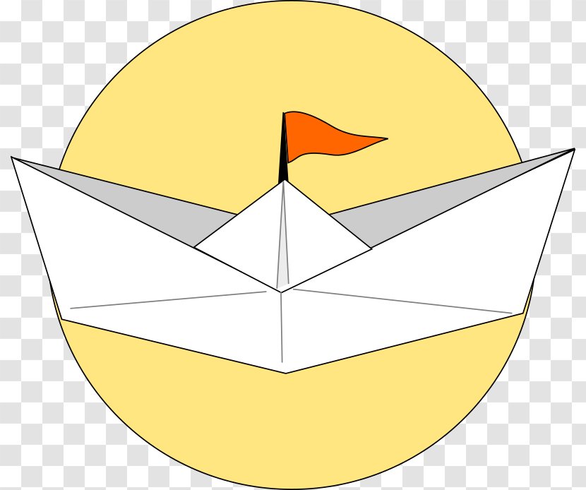 LibreOffice Clip Art - Animation - Yellow Origami Transparent PNG