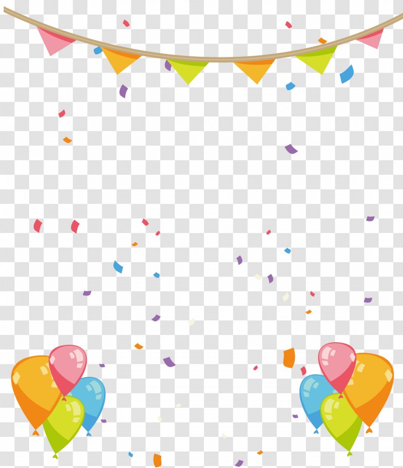 Party Birthday - Flower - Hand Painted Decorations Transparent PNG