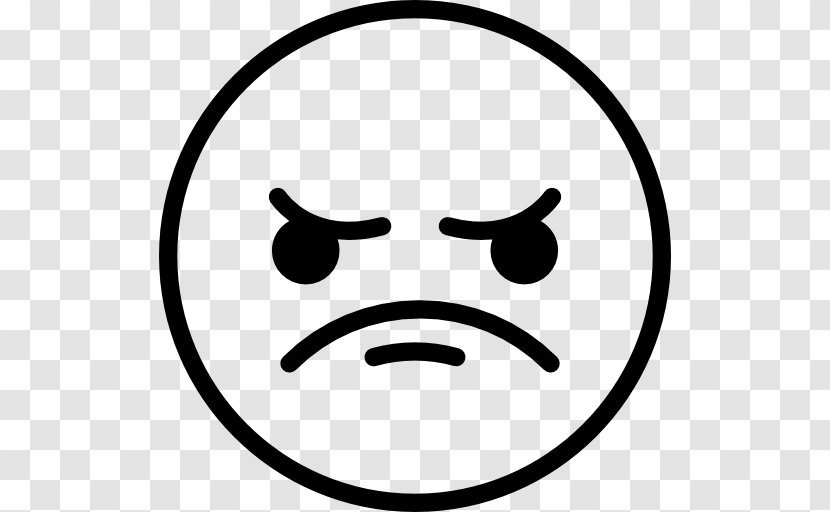 Emoticon Smiley Anger Clip Art - Emoji Transparent PNG