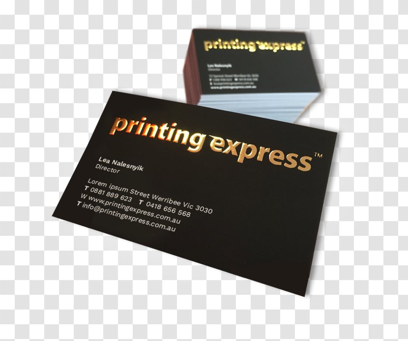 Business Card Design Cards Printing Express - Credit - Designs Transparent PNG