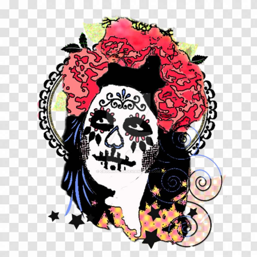 Calavera Skull Day Of The Dead Art Transparent PNG