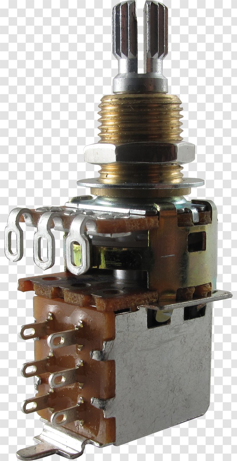 Potentiometer Bourns, Inc. Electrical Switches Guitar Wiring Coil Tap - Circuit Component - Push Pull Transparent PNG