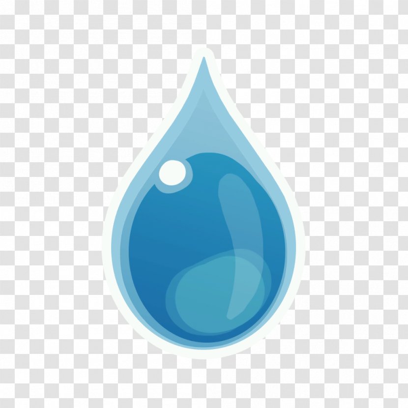 Water-Drop Free Clip Art - Blue - Water Transparent PNG