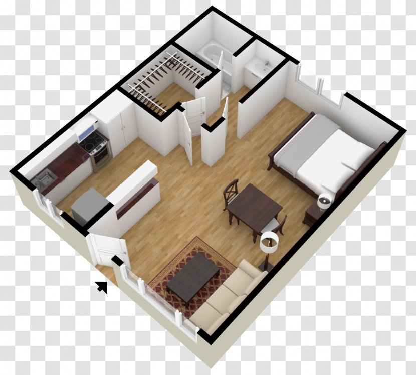 House Plan 3D Floor Square Foot Transparent PNG