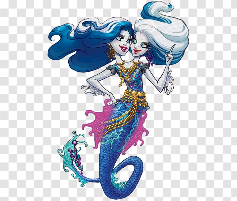 Monster High: Ghoul Spirit Doll - Mermaid - Sea Pearl Transparent PNG
