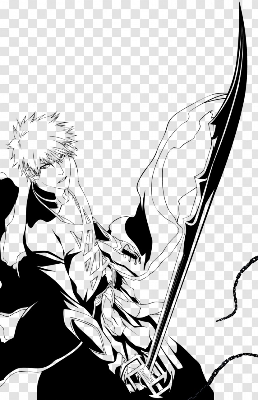 Art Drawing Musician Character - Cartoon - Ichigo Kurosaki Transparent PNG