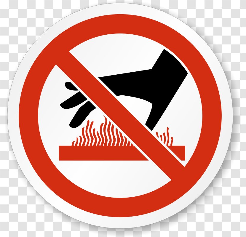 Hazard Symbol Warning Sign No - Smoking Ban - Burn Transparent PNG