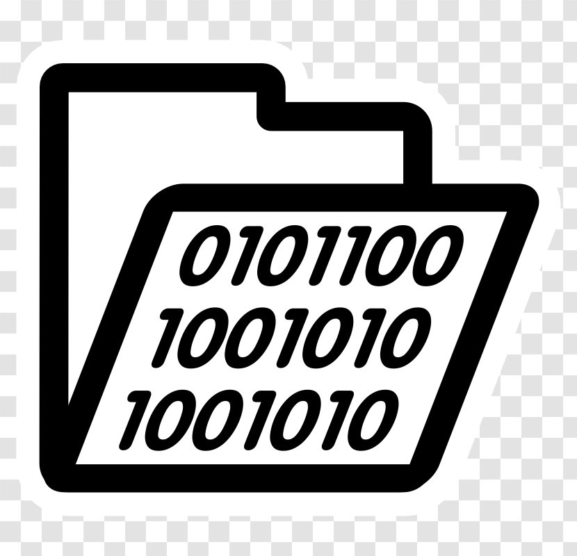 Binary Number File Code Data Clip Art - Computer Transparent PNG