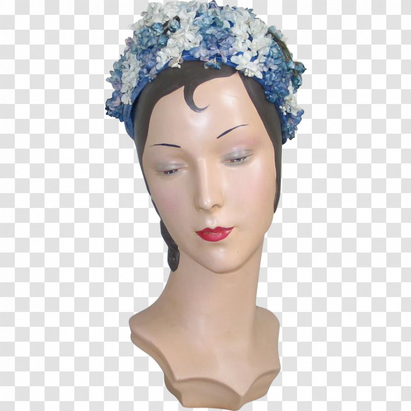 Headpiece - 1960s Flower Hat Transparent PNG