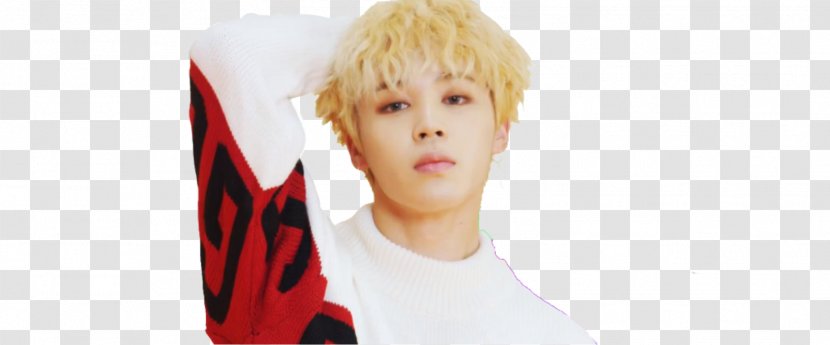 Blond BTS Hair Coloring Love Yourself: Her - Watercolor Transparent PNG