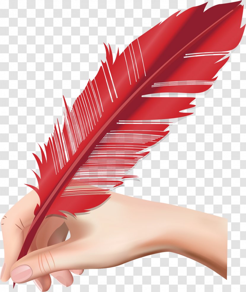 Quill Vector Graphics Clip Art Paper Pens - Hand - Feather Pen Logo Transparent PNG